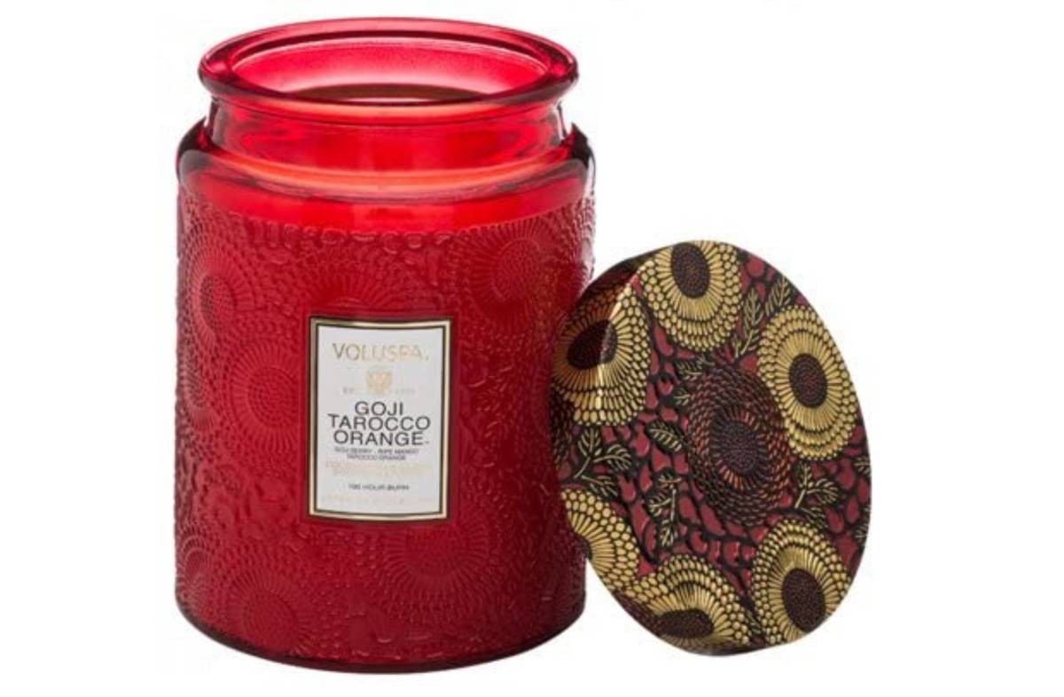 orange candle